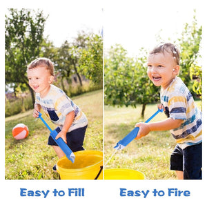 Trade Shop - Tubo Spara Acqua 33x5cm 90ml A Forma Di Squalo Pompa Giocattolo 2 Colori 6722076 -