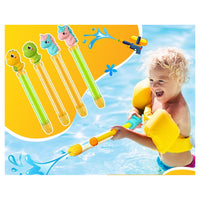 Trade Shop - Tubo Spara Acqua Spruzzatore Manico Forma Dinosauro Unicorno 38x3cm Gioco Estivo 6559063 -