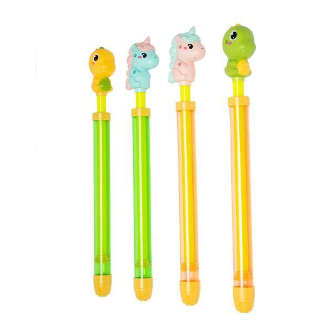 Trade Shop - Tubo Spara Acqua Spruzzatore Manico Forma Dinosauro Unicorno 38x3cm Gioco Estivo 6559063 -