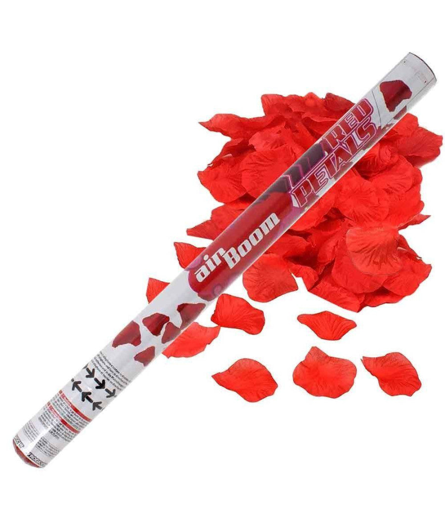 Tubo Spara Cuori Petali Rossi Cannone Per Festa San Valentino Party 60 Cm         
