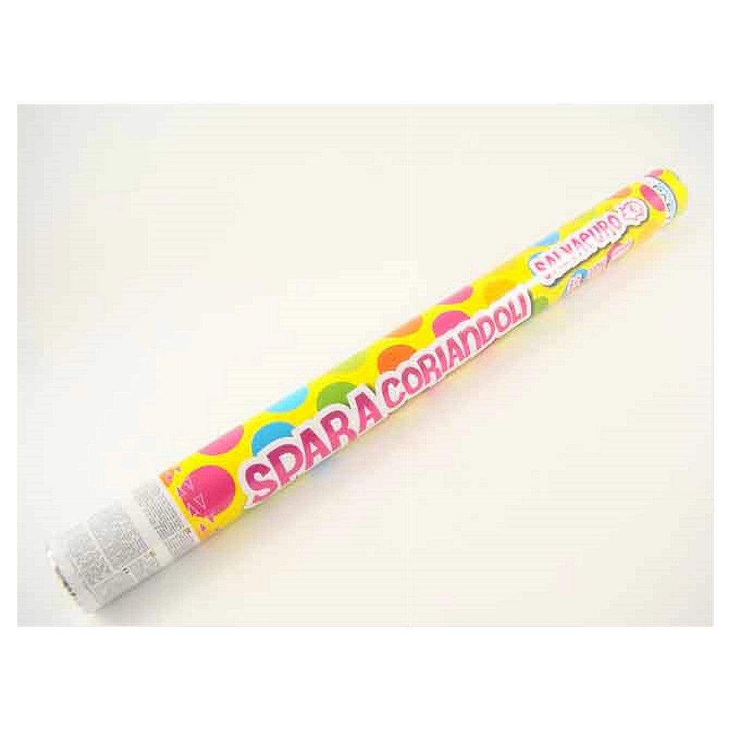Tubo Sparacoriandoli 100cm Salvaeuro Con Carta Multicolor Per Party Feste 856042         