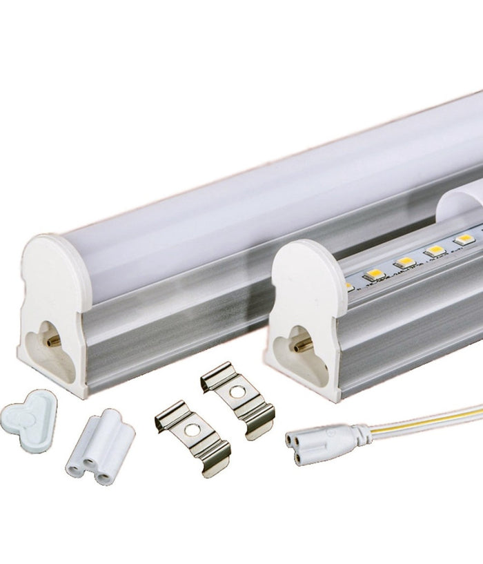 Tubo T5 Neon Led 10 W Watt 90 Cm 900 Lmn Per Uso Interno Luce Bianca Plafoniera         