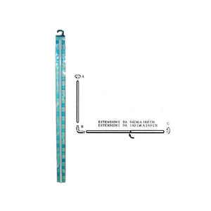 Tubo Tende Doccia 80+ 94/180 Estens. Aglaia 02619
