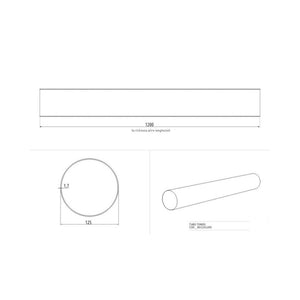 Tubo tondo di aspirazione cappa diametro 125 mm BV1251200