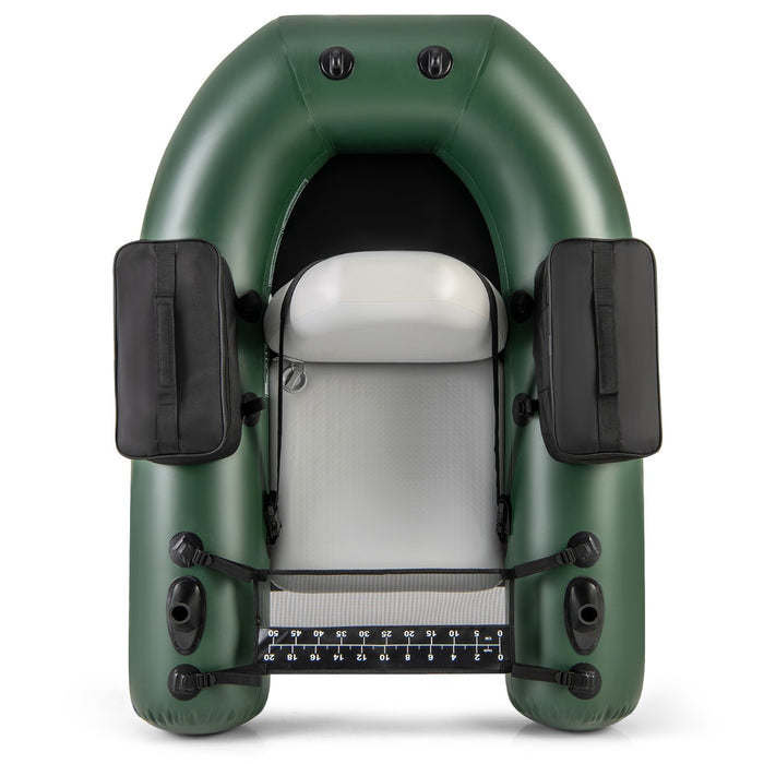 Tubo gonfiabile per la pesca con righello per pesci base da pesca pompa, Tubo galleggiante per la pesca 157x114x35cm-Sport acquatici