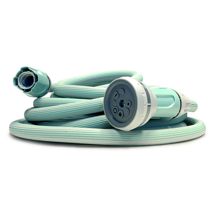 Kit tubo estensibile da 30 metri di diametro 1/2" con doccetta