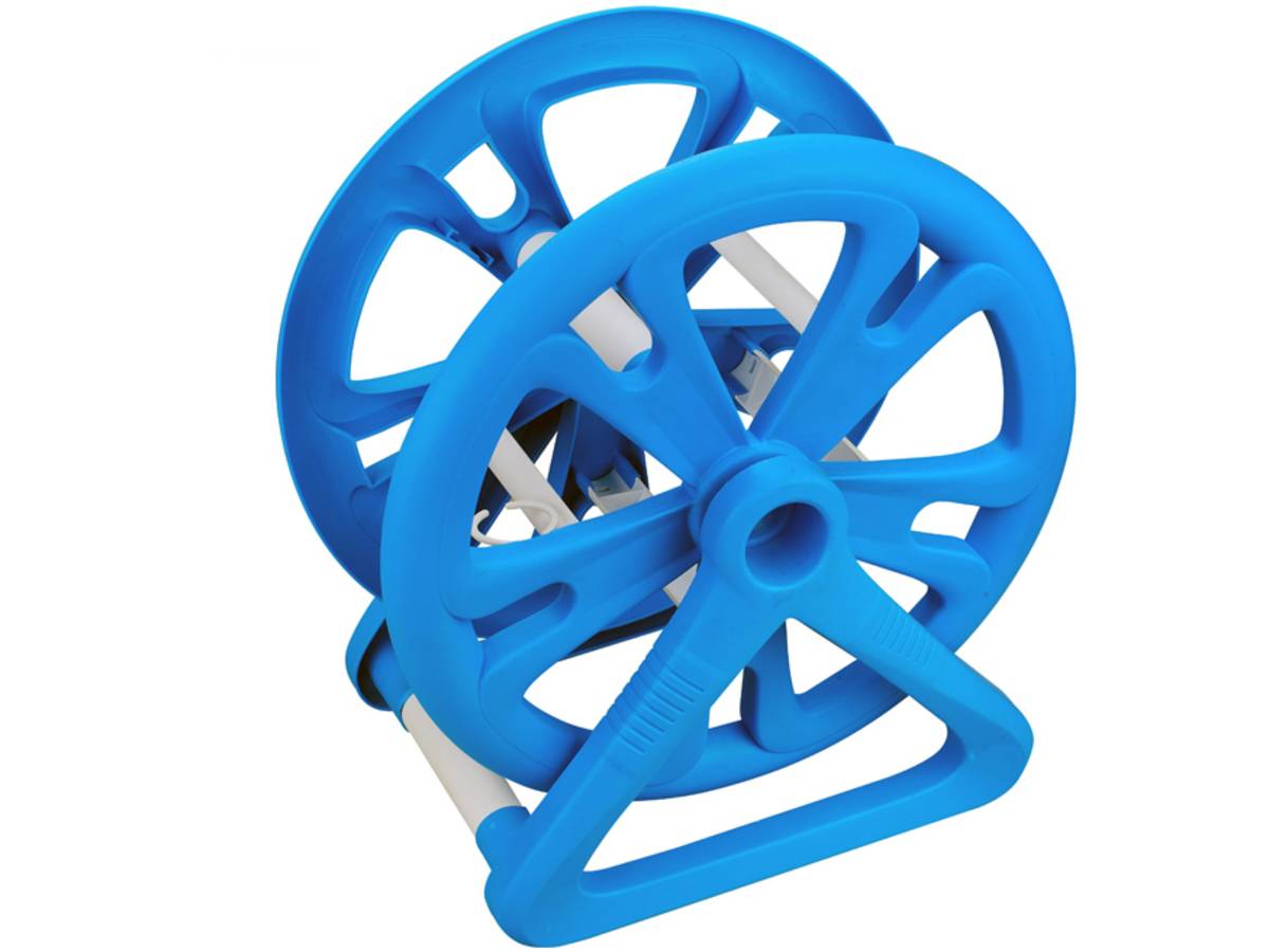 Avvolgitubo per piscina - 48 x 35 x 51 cm - Blu