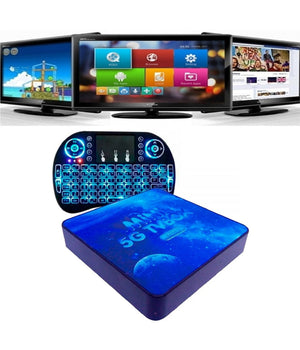 Tv Box Q5gmini Ultra 6k Hd 4g Ram + 64g Wi-fi Android 10 Smart Tv Box Tastiera         