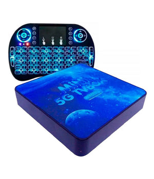 Tv Box Q5gmini Ultra 6k Hd 4g Ram + 64g Wi-fi Android 10 Smart Tv Box Tastiera         