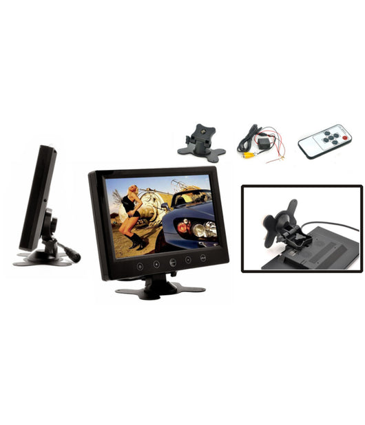 Tv Televisore Monitor Lcd 9'' Touch Screen Tft Videosorveglianza Vga Bnc Hdmi         