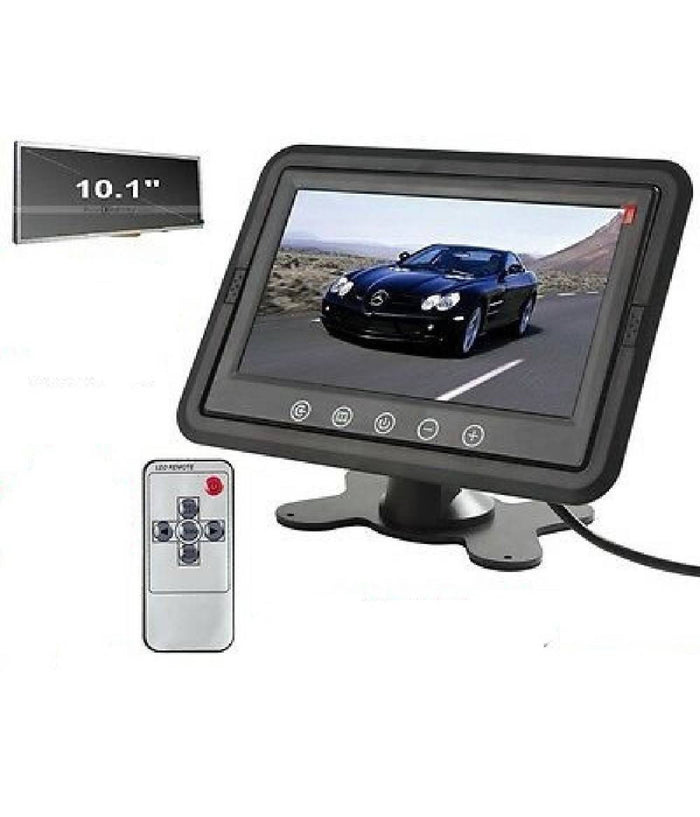 Tv Televisore Monitor Lcd Digitale 10.1" Tft Led Hd Poggiatesta Sorveglianza Av         