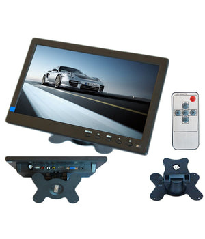 Tv Televisore Monitor Lcd Digitale 10.1' Tft Per Videosorveglianza Vga Bnc Hdmi         