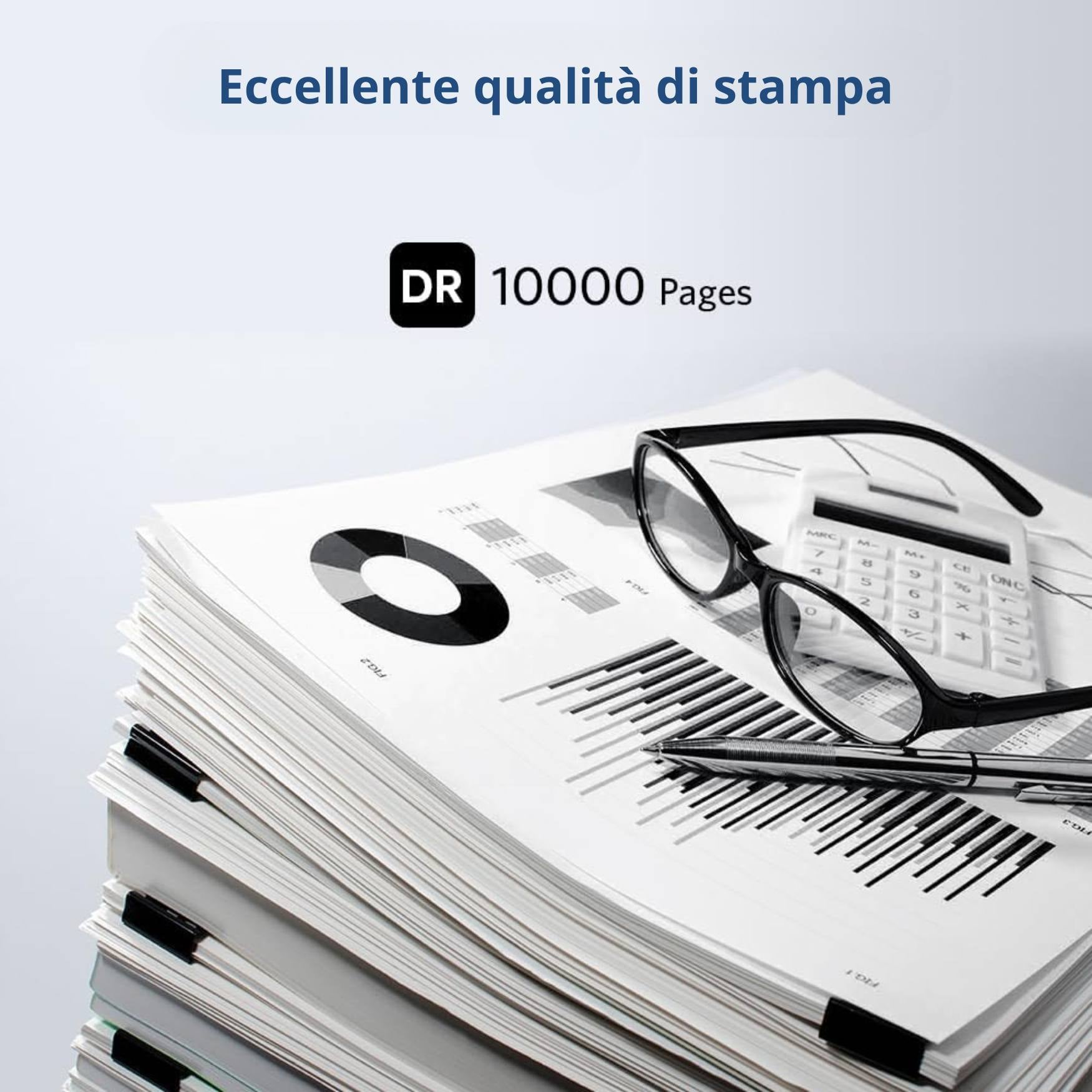 Tamburo compatibile per brother dr-1050 – durata fino a 10.000 pagine