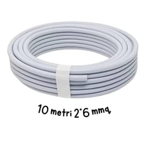 Cavo elettrico fg16or 2x6 mm² grigio 0,6/1 kv matassa 10 metri
