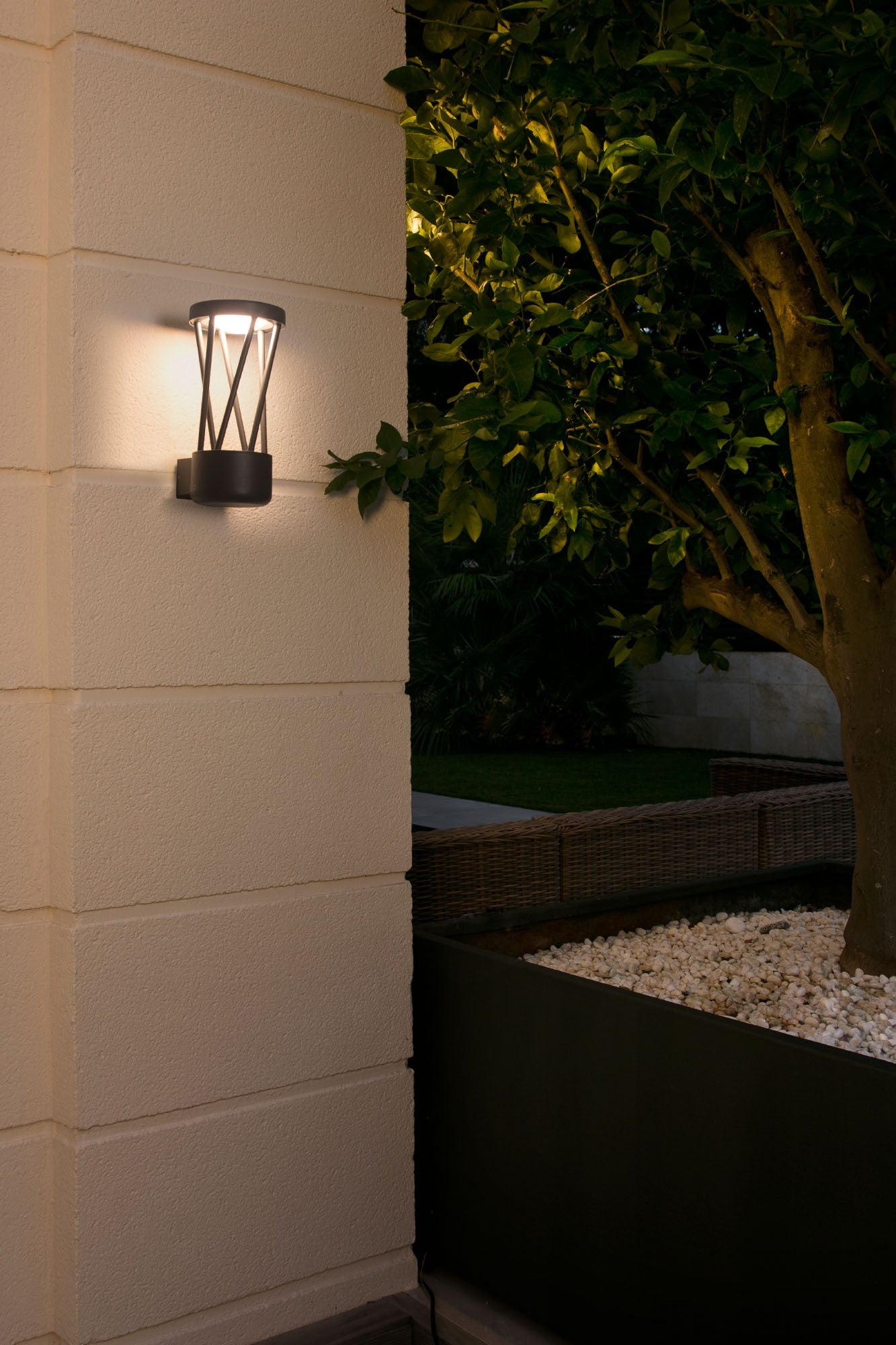 TWIST, Lampada a Muro per Esterni, Faro Barcelona