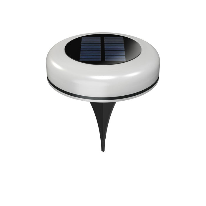 Twist - Lampada Solare da Esterno 1W Luce LED con picchetto 2700K/RGB, IP54, Angolo 180°, Classe III, ABS Nero - Beneito Faure