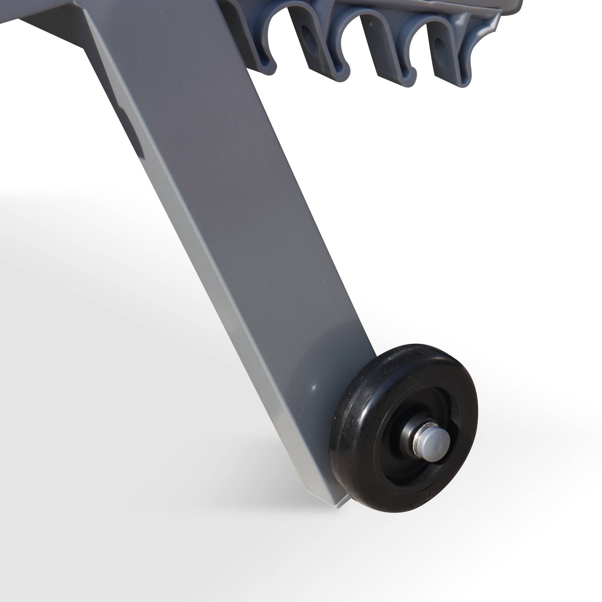 Set di 2 lettini prendisole in alluminio e textilene multiposizione,