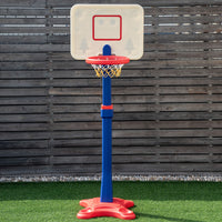 Canestro da basket a colonna per bambini, Set da basket con altezza regolabile-Giocattoli sportivi