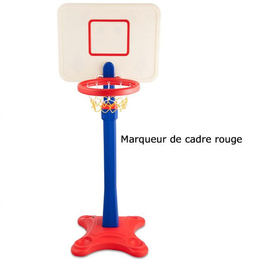 Canestro da basket regolabile in altezza da 160 a 215 cm per bambini dai 3 anni in su 20_0008983