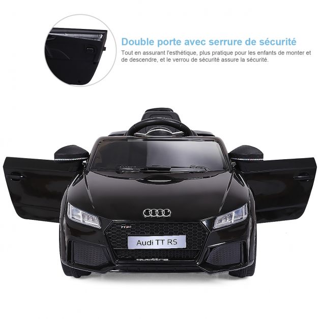 Audi ttrs auto elettrica per bambini 12v max. Doppia porta 5 km/h con telecomando 2,4g 20_0007310
