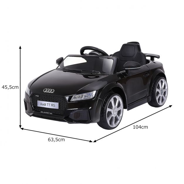 Audi ttrs auto elettrica per bambini 12v max. Doppia porta 5 km/h con telecomando 2,4g 20_0007310