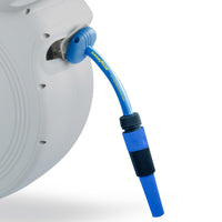 Avvolgitubo automatico 30 metri. Supporto per tubo da giardino a parete con rotazione a 180º Goodyear