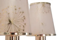 Lampada Da Muro Glam Ring Doppia Cm 32X18X27