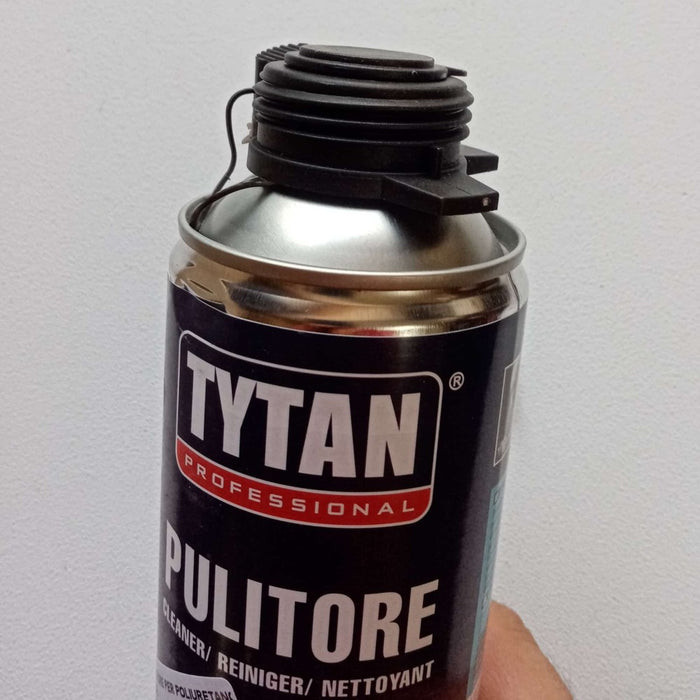 Tytan 500ml pulitore cleaner base solvente per schiuma poliuretanica fresca
