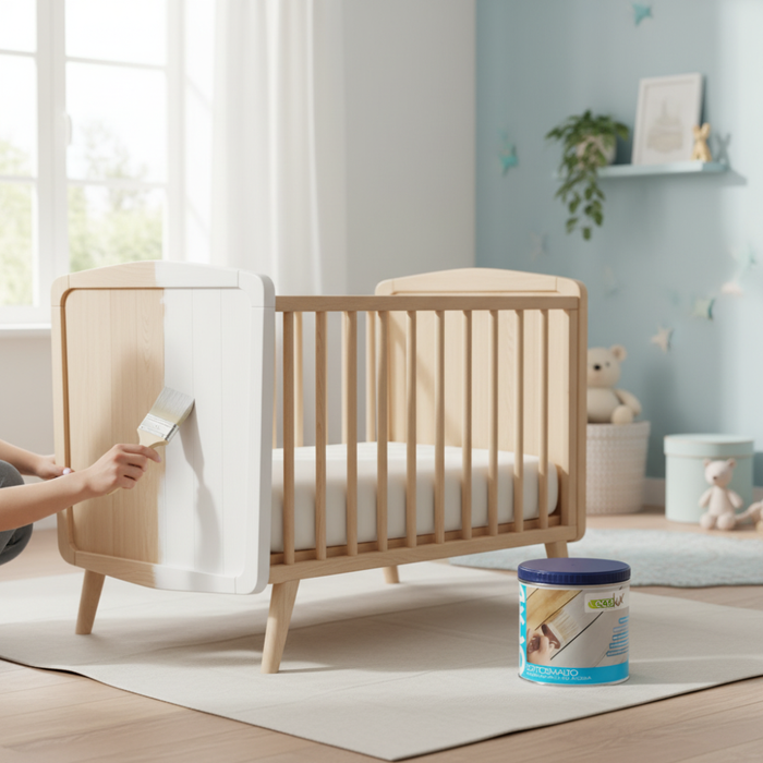 Ecolux sottosmalto acrilico fondo riempitivo legno bianco *** formato 0,5 l, confezione 1