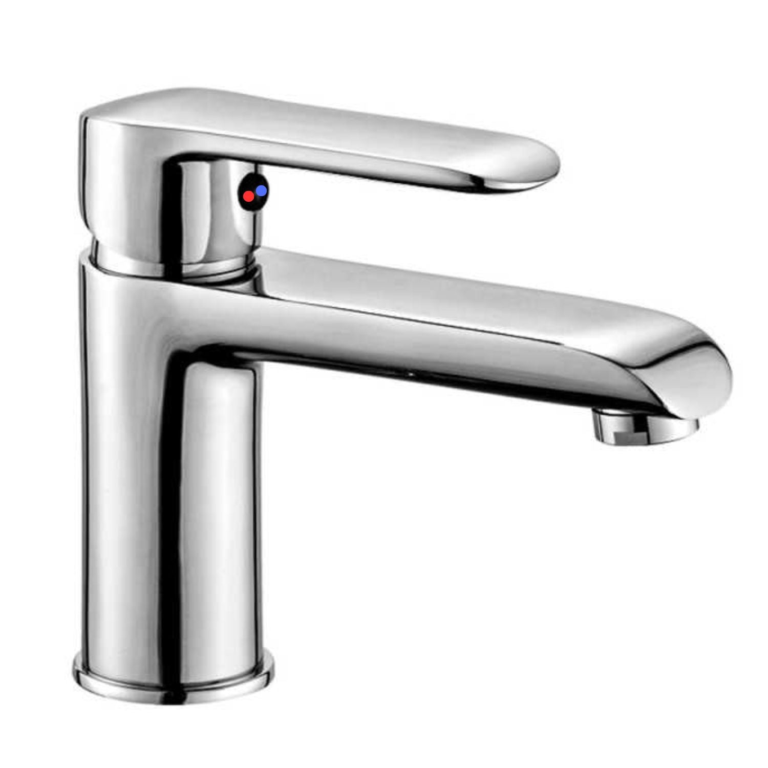 Miscelatore rubinetto america per lavabo in ottone colore cromato con piletta *** confezione 1