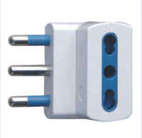 Adattatore triplo attacco grande bianco 16 ampere ecova