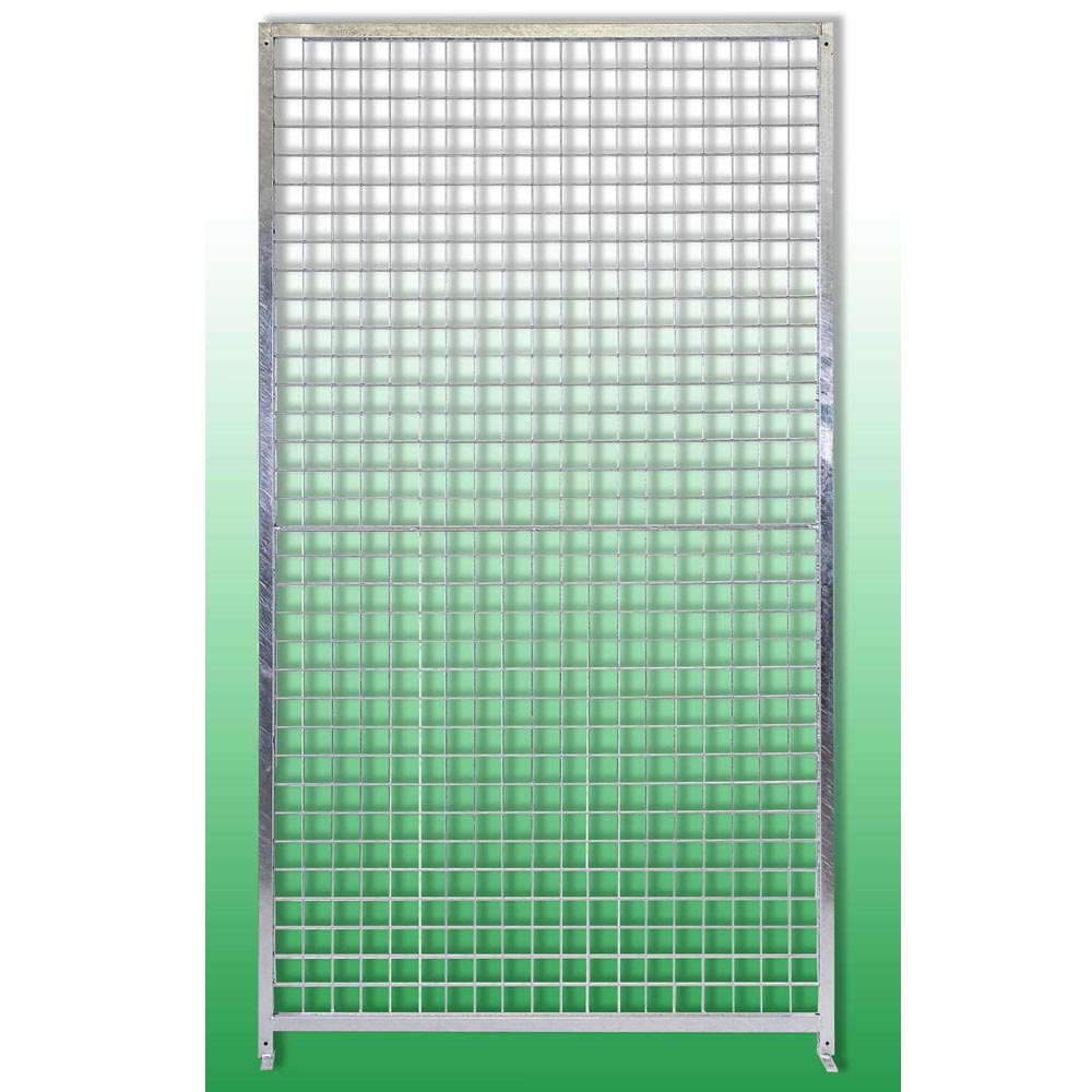 Pannello semplice in rete per box cani maglia 5x5 cm zincatura a caldo 100xh180 cm