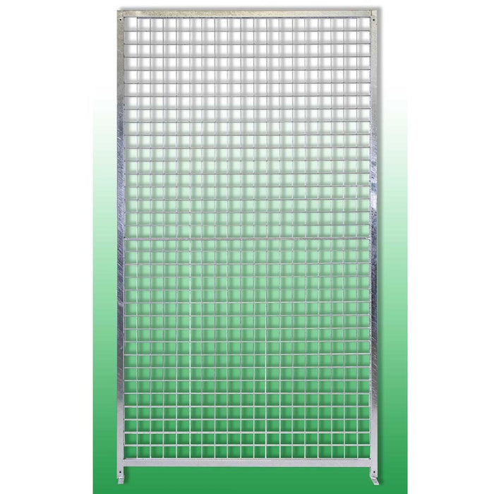 Pannello semplice in rete per box cani maglia 5x5 cm zincatura a caldo 100xh180 cm