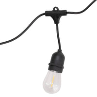 Ledme ghirlanda led solare 3w con 10 lampadine e27 da esterno ip65 rgb