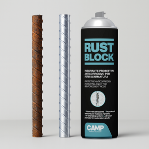 Rust block passivante spray per protezione armature 500 ml