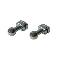 Pika' 2 appendini per radiatori liu' sfera colore cromato