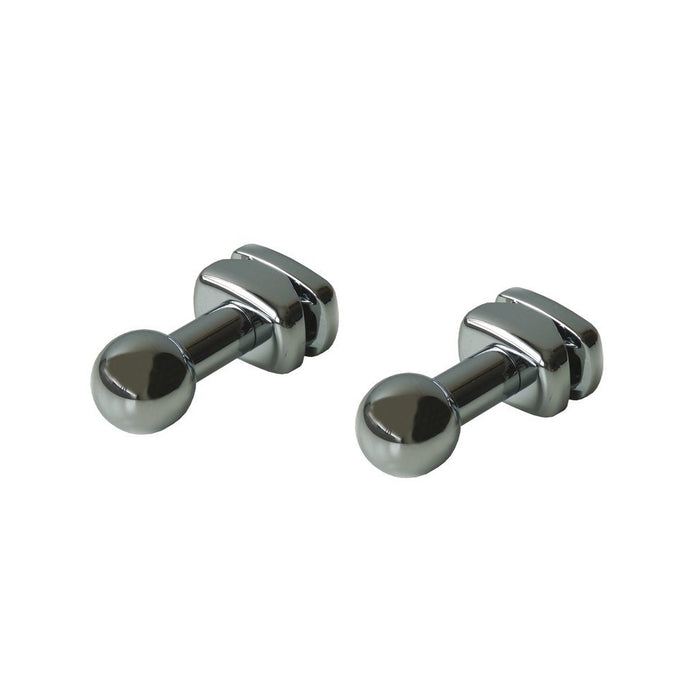 Pika' 2 appendini per radiatori liu' sfera colore cromato