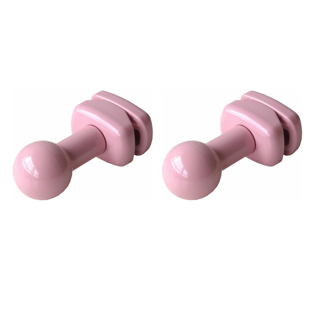 Pika' 2 appendini per radiatori liu' sfera colore rosa