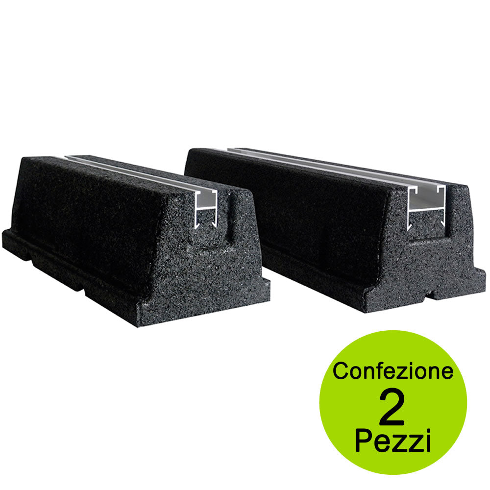 Basi a pavimento per condizionatori climatizzatori cm 40x9,5x13 pezzi 2