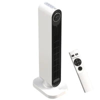 Termoventilatore in ABS da 2000W con Telecomando, Oscillazione e Timer, 30x22x82.5 cm, Bianco