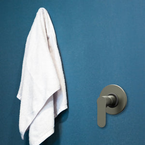 Miscelatore doccia incasso oceania ottone canna di fucile *** design maniglia liscia, confezione 1