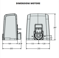 Bft kit completo 230 volt cancelli scorrevoli 600kg deimos ac a600