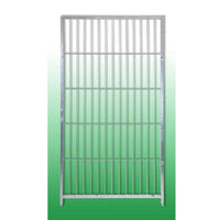 Box per cani in rete da esterno con zincatura elettrolitica da 400x200x altezza 180 cm