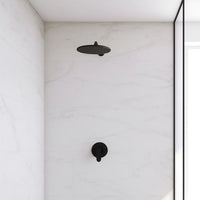 Miscelatore doccia da parete oceania ad incasso ottone colore nero opaco bagno *** confezione 1