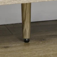 Buffet basso mobile da archiviazione 2 armadi 4 porte motivo spina di pesce ripiani regolabili 120 x 35 x 77,4 cm bianco e grigio