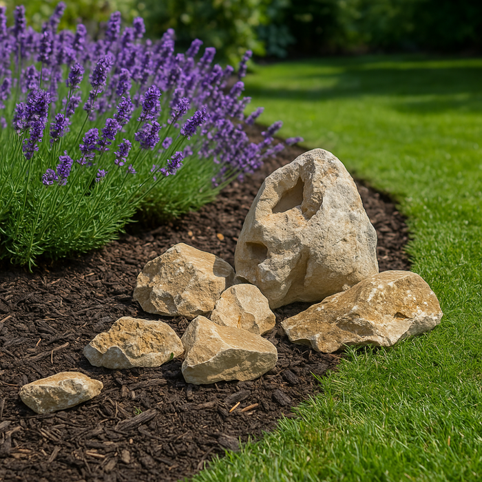 Fortunato rocce ornamentali sfuse 100/200 mm decorazione vialetti 1kg