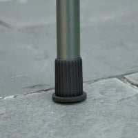 Barbecue a Carbonella con 2 Griglie e Cestini Laterali, 94x39x70cm, Verde Scuro