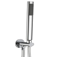 Kit set doccia ottone cromato completo di supporto presa acqua con flessibile e doccetta ovale *** confezione 1