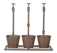 Vasetto Industry Triplo Cm 49X19X48