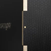 Box Jump Pliometrico a 3 Altezze in Legno Antiscivolo, 41-36-31cm, Nero